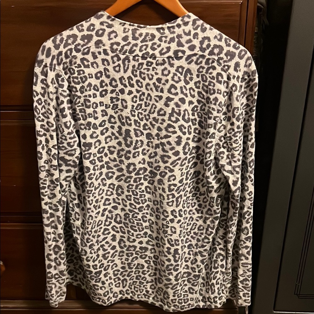 Old Navy Leopard Print Cardigan